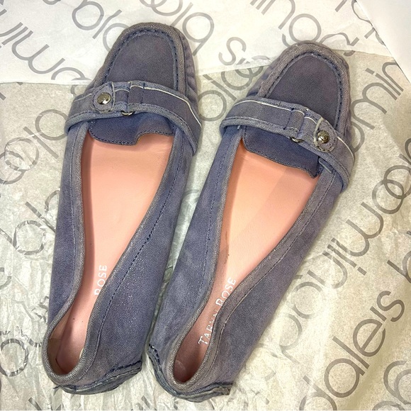 TARYN ROSE Blue Slip on Loafers 9 (fits 9.5) - Picture 3 of 7